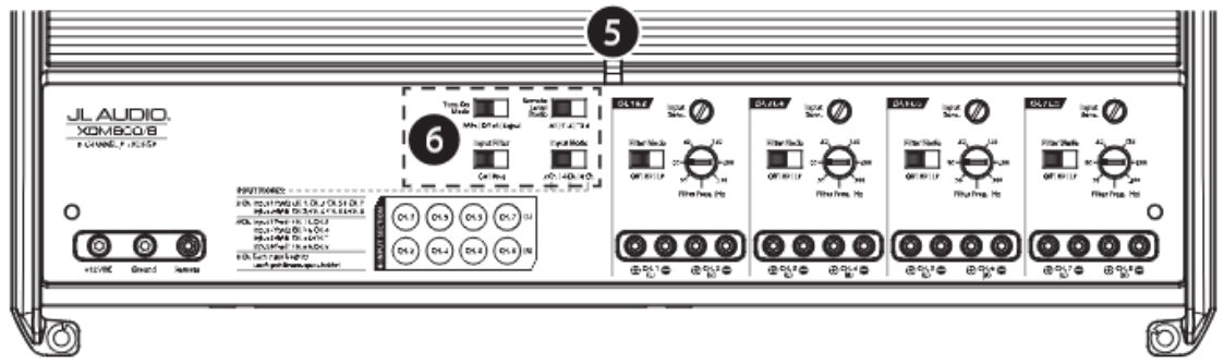 JL AUDIO XDM800 8 800W 8 Channel Amplifier - FIGURE 3