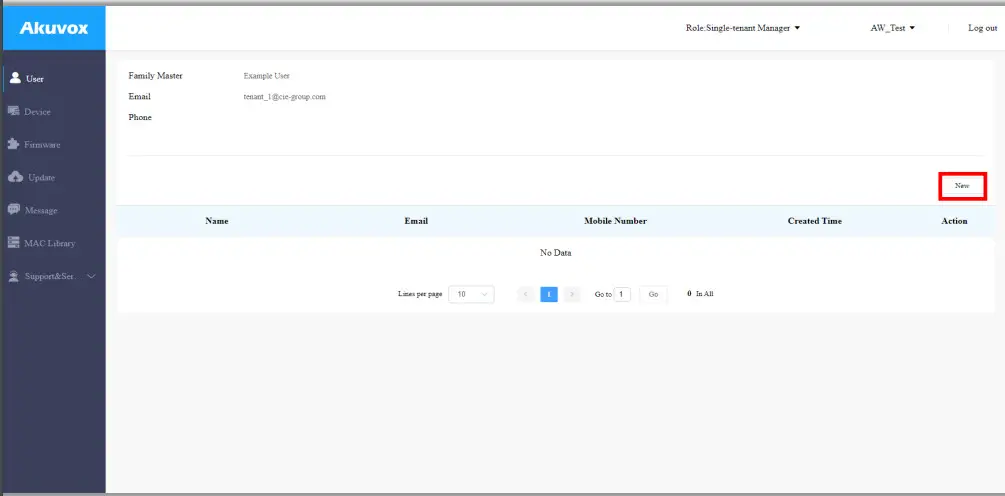 Akuvox Cloud Single Tenant Property - Figure 18