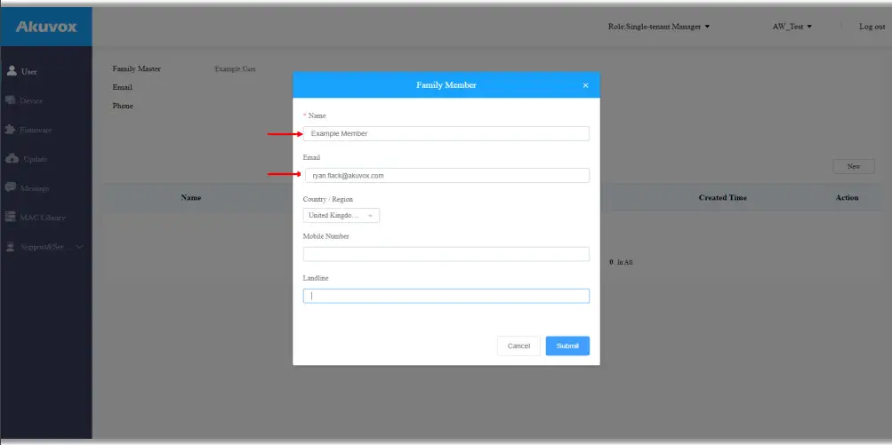 Akuvox Cloud Single Tenant Property - Figure 19