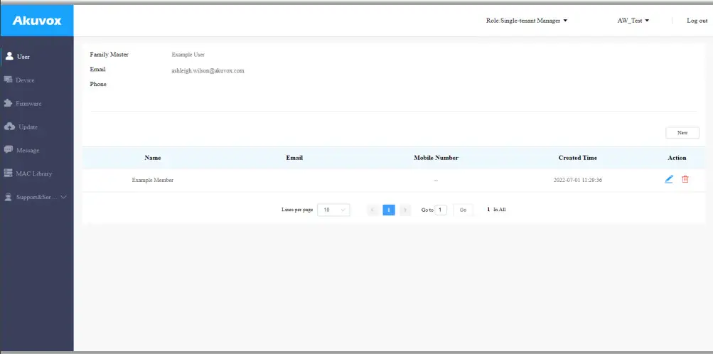 Akuvox Cloud Single Tenant Property - Figure 20