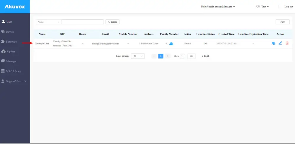 Akuvox Cloud Single Tenant Property - Figure 7