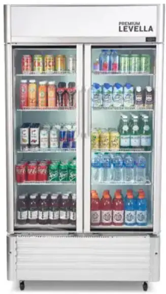 PREMIUM LEVELLA PRN Series Exhibidor Vertical Refrigerator Display