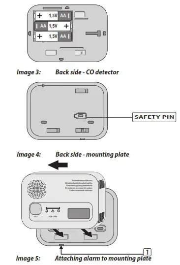 smartwares FGA 13041 Carbon Monoxide Alarm - overview 3