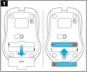 Trust MYDO Wireless Silent Click Mouse 1 A