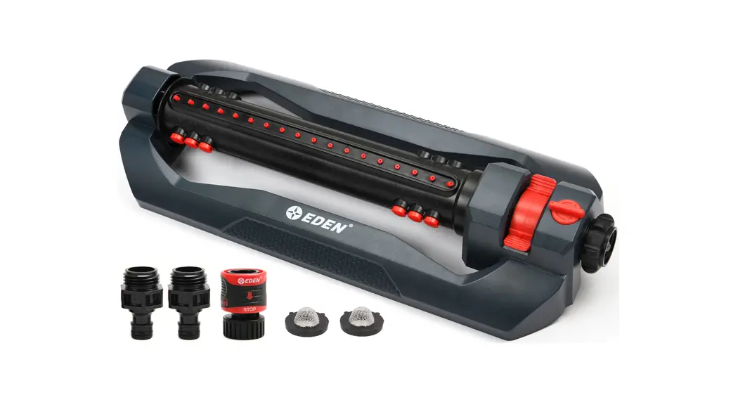 Eden 96216edamz Metal 20 Nazzles Variable Width Oscillating Sprinkler User Guide Eden 96216edamz Metal 20 Nazzles Variable Width Oscillating Sprinkler User Guide