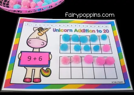 SPARK MORE PLAY Subtraction Ten Frame Cards