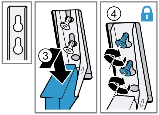 Fitting the filter cover