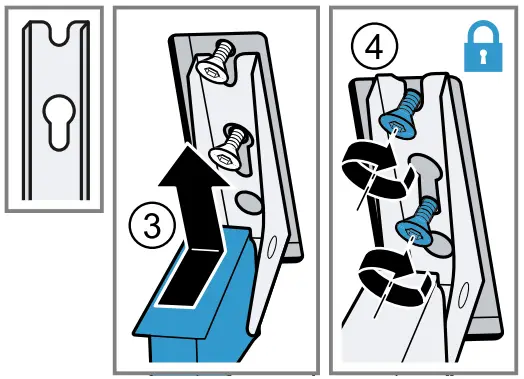 Fitting the filter cover