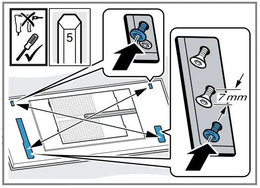 Fitting the filter cover