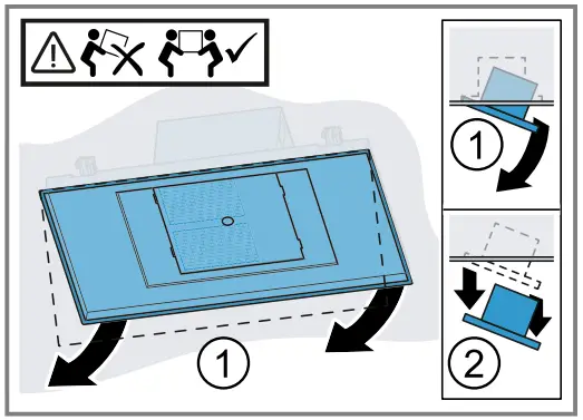Removing the appliance