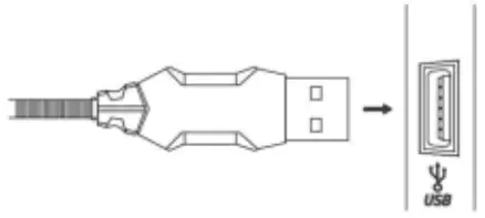 MARVO KG946 Custom Keycap Keyboard - Connect the keyboard