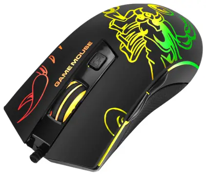 MARVO M209 DPI Gaming Mouse with 7 Color Backlights