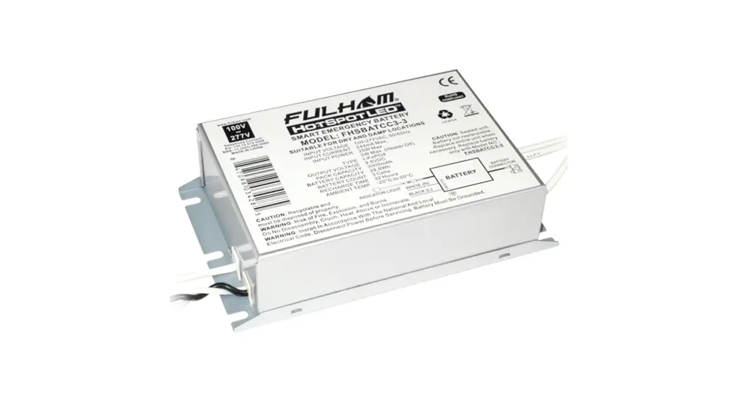 Hotspot Fhs2-unv-56s Emergency Led Driver Instruction Manual