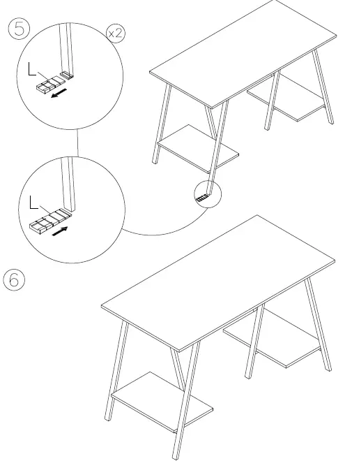 ASHLEY-Bertmond-H300-310-Home-Office-Desk-FIG-4