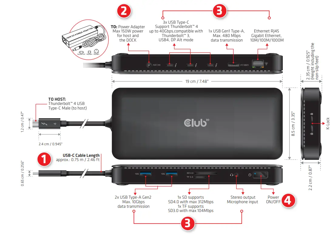 Club-3D-CSV-1581-Thunderbolt4-Certified-11-In-1-Docking-Station-fig-1