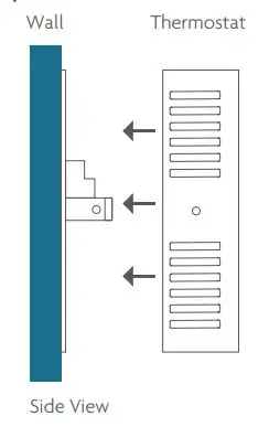 VENSTAR Fan Coil Thermostat T2100 T2150 User Guide - Attach Thermostat