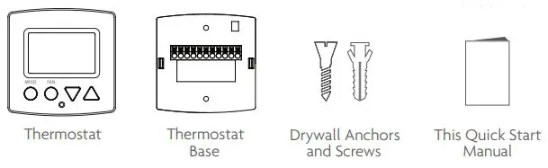 VENSTAR Fan Coil Thermostat T2100 T2150 User Guide - Contents