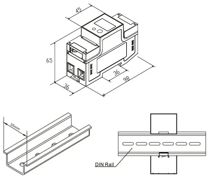 Growatt-DDSU666-Single-Phase-Meter-fig- (2)