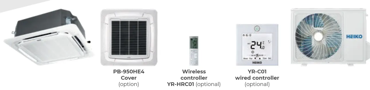 HEIKO-PB-950HE4-Split-Cassette-Air-Conditioners-FIG-
