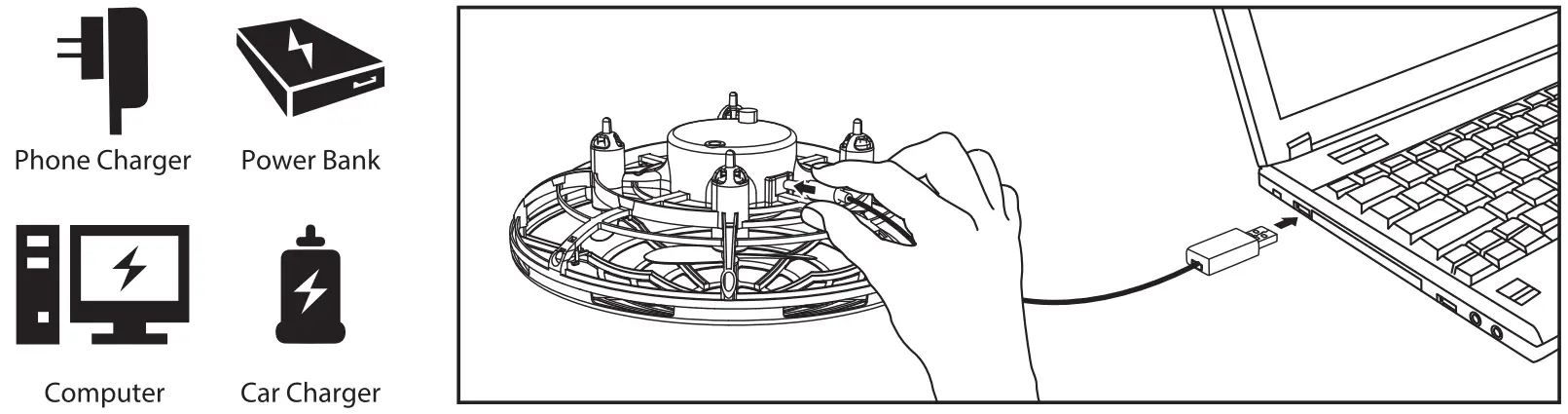 Drone Charging Instructions