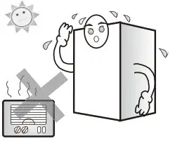 MORRIS T72468ETN Top Mount Refrigerator - Handling and placement 3