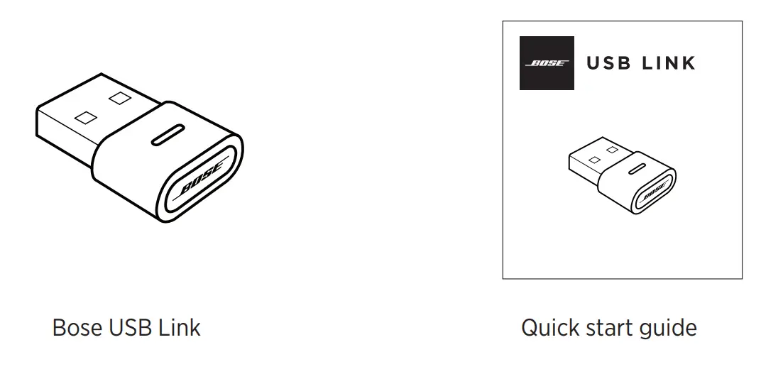 BOSE 852270-0010 USB Link Module for Headphone - CONTENTS