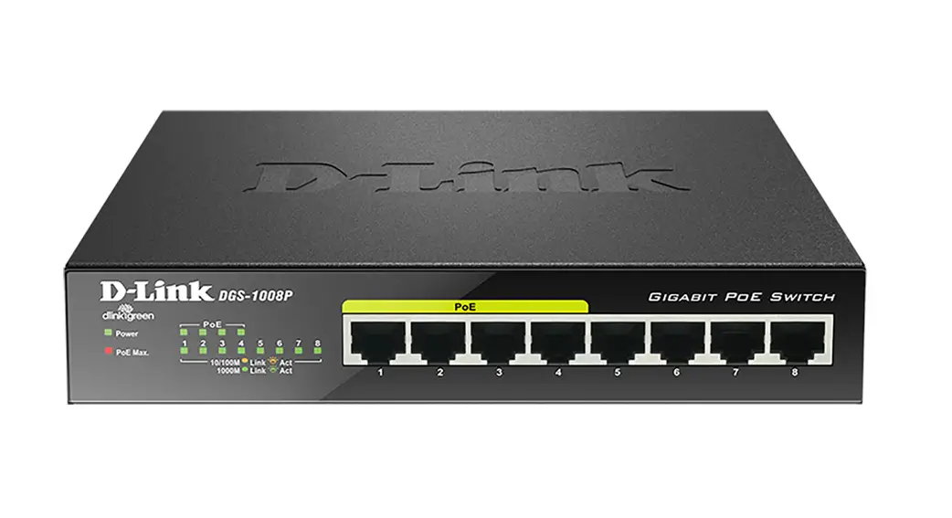 D-link 1008p-dgs 8 Port Gigabit Switch User Guide