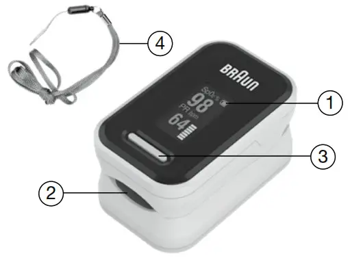BRAUN Pulse Oximeter 1 - Product description