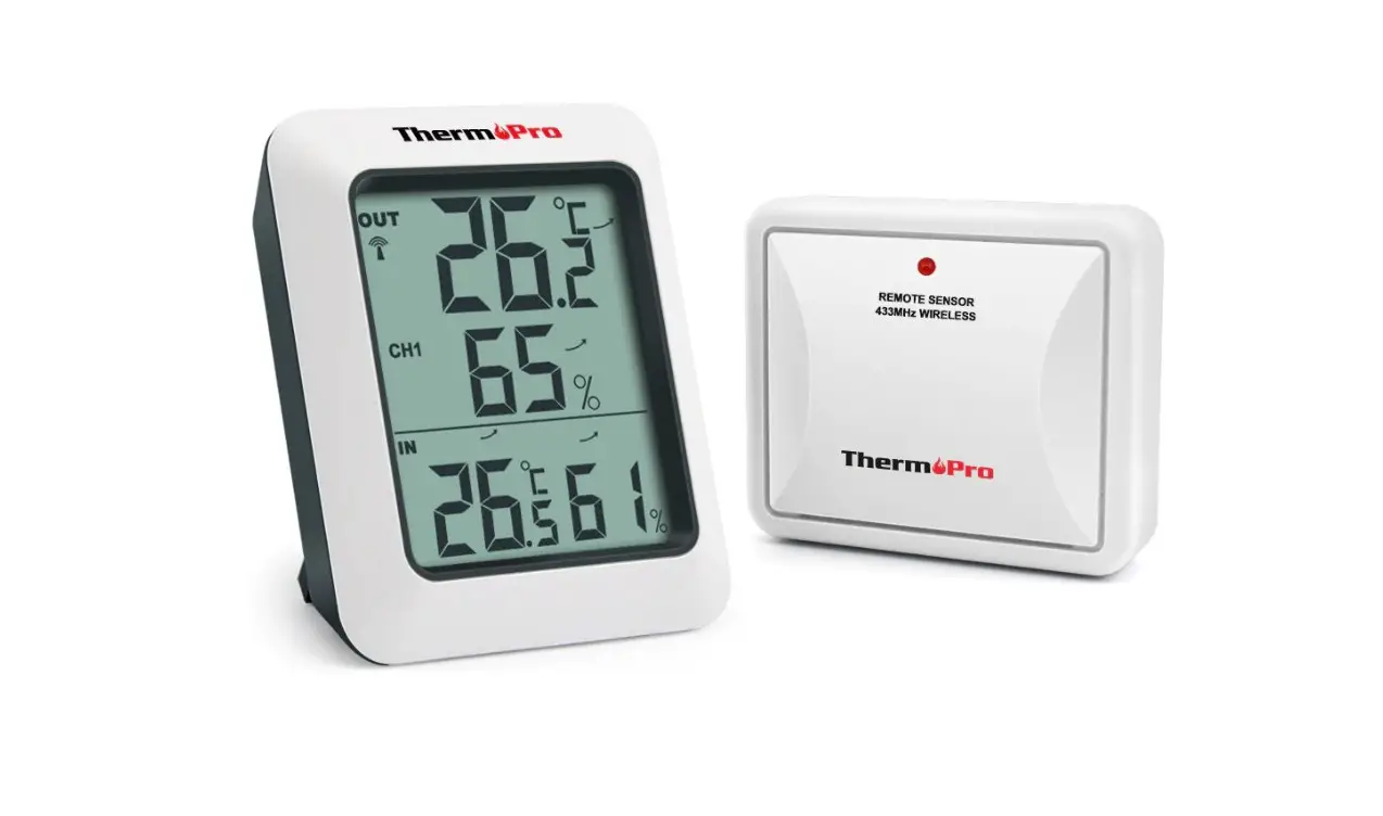 Thermopro Tp-60s Wireless Indoor/outdoor Humidity And Temperature Monitor Instruction Manual