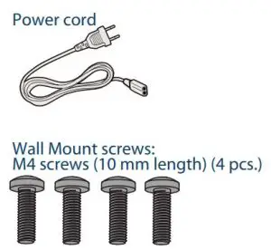 FIG 2 INCLUDED ACCESSORIES