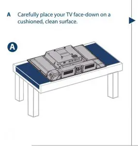 FIG 4 How do I attach the stand to my TV