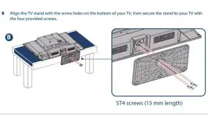 FIG 5 How do I attach the stand to my TV
