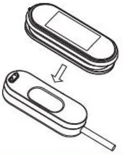 MAREA B57007 Smartband Smartwatch-- Press and hold the touch area to turn on