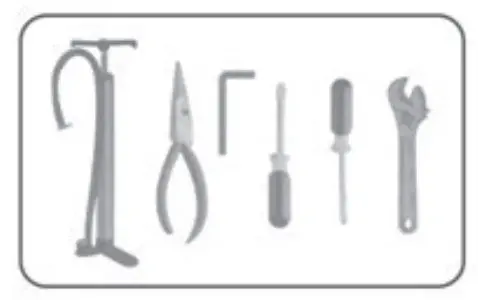 Kmart 30CM Girl Whirl Wind Bike 43034659 - TOOLS