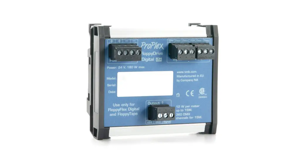 Proplex Floppy Drive Din Rail User Guide
