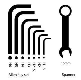 LEKKER X Urban eBike- tools