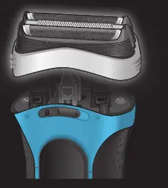 BRAUN Series 3 3040S Wet and Dry Men Shaver- Cutter cassette