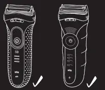 BRAUN Series 3 3040S Wet and Dry Men Shaver- Styling Attachment 2