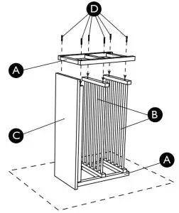 FIG 4 Assembly instructions