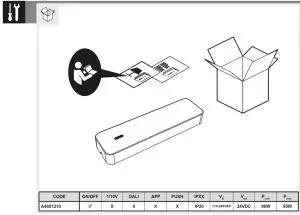Artemide POWERKIT 96W CV 110 240VAC 24VDC ND IP20 - fig 2