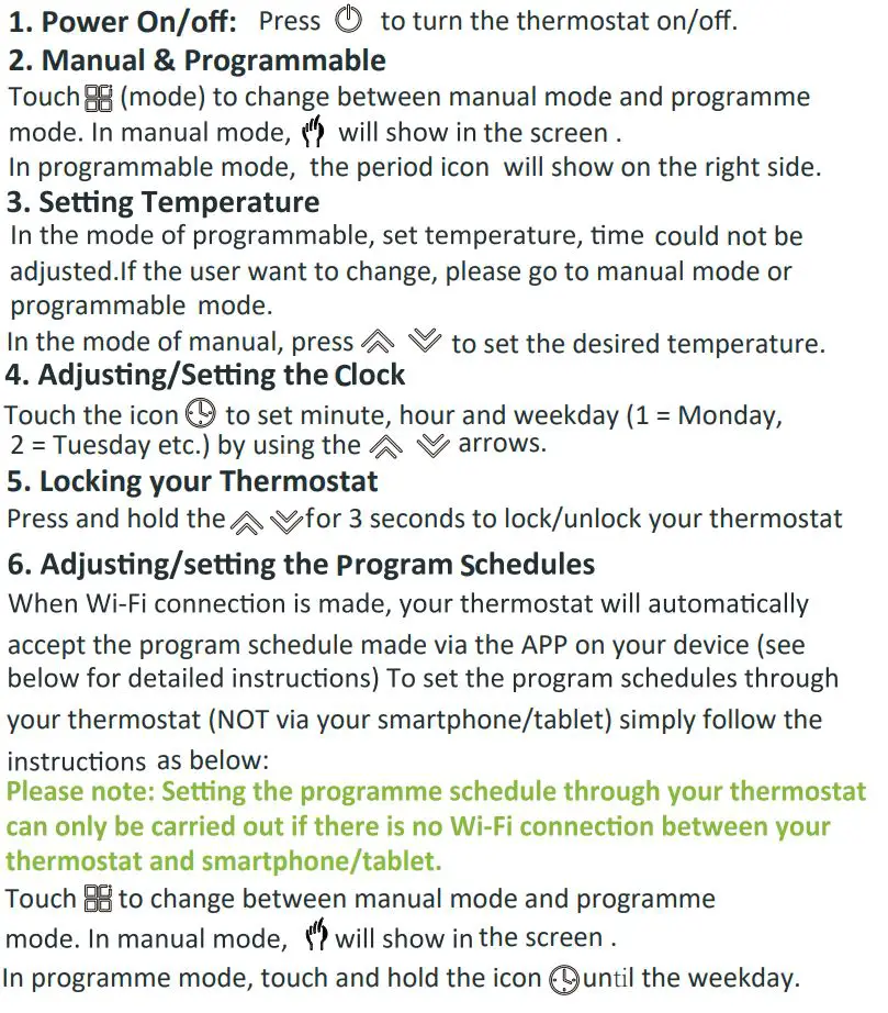 beca BHT-001Series Round Thermostat User Guide - During Power on
