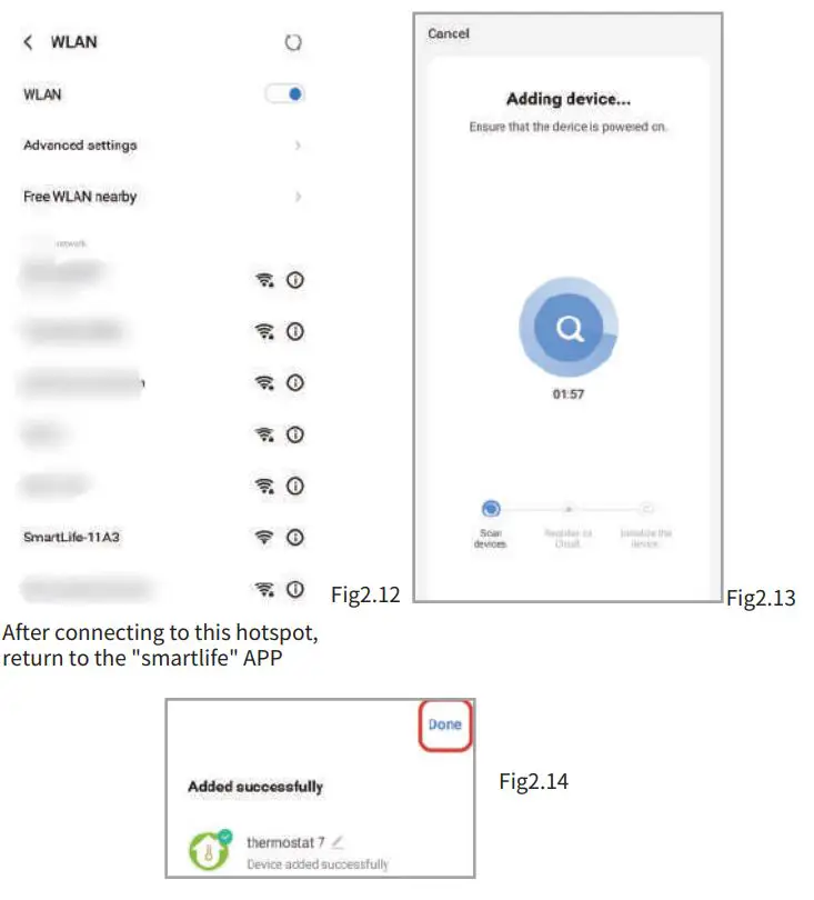 beca BHT-001Series Round Thermostat User Guide - Fig 2,12.13.14
