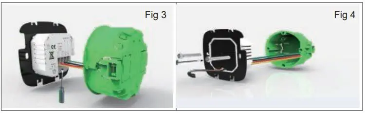beca BHT-001Series Round Thermostat User Guide - Fig 3,4