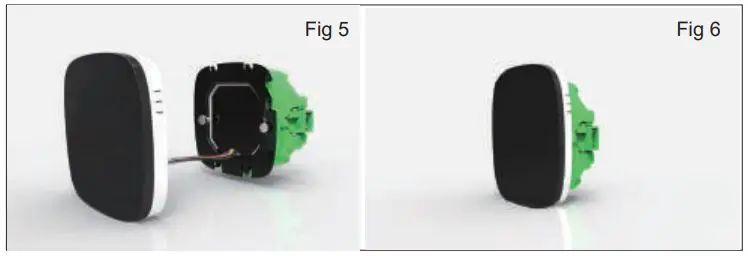 beca BHT-001Series Round Thermostat User Guide - Fig 5,6