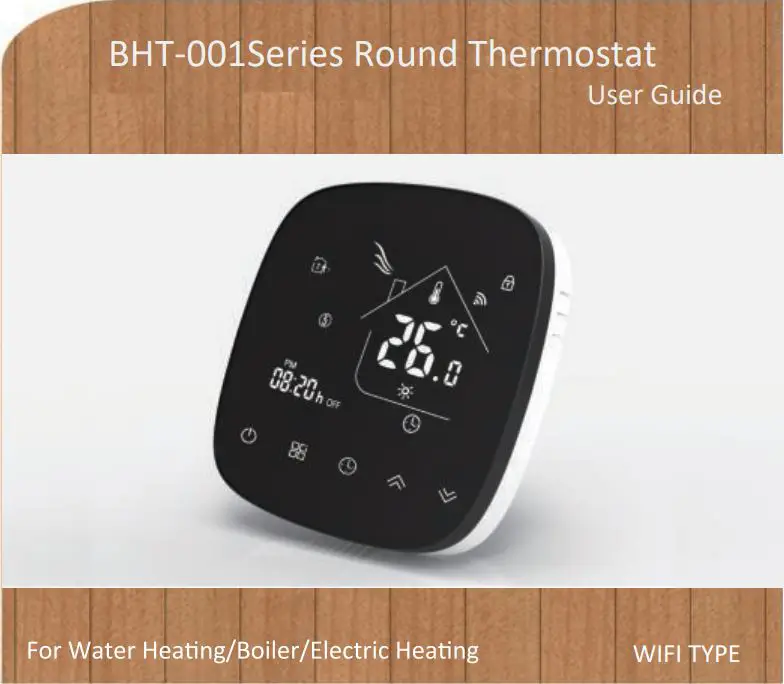 beca BHT-001Series Round Thermostat User Guide