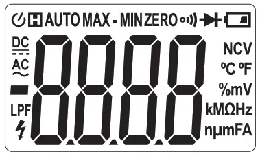 MASTECH MS2016A AC Leakage Clamp Meter - measuring