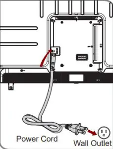 TOSHIBA 55 Inch Class Smart Fire Tv - Power on