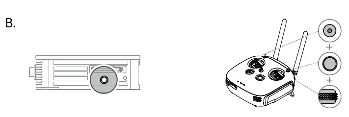 dji FPV Air Unit 5.8GHz Transmitter FIG 5