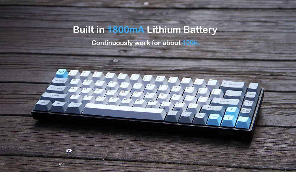 Akko 3068 V2 Silent Bluetooth 5.0 Wired Dual Mode Pbt Keycap Cherry Switch Mechanical Keyboard User Manual