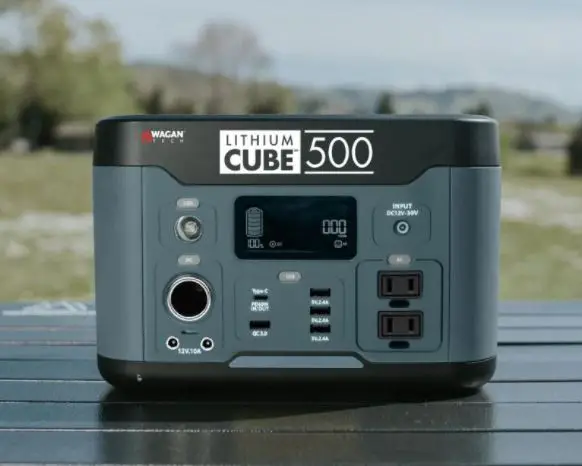 Wagan 834 Lithium Cube 500 Portable Power Station User Manual Wagan 834 Lithium Cube 500 Portable Power Station User Manual